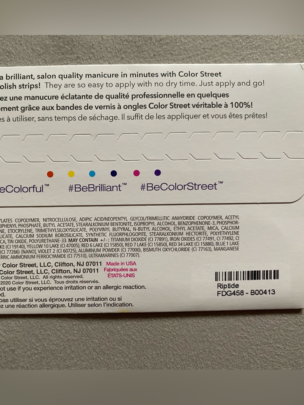 Color Street Riptide nail polish strips - Picture 4 of 5